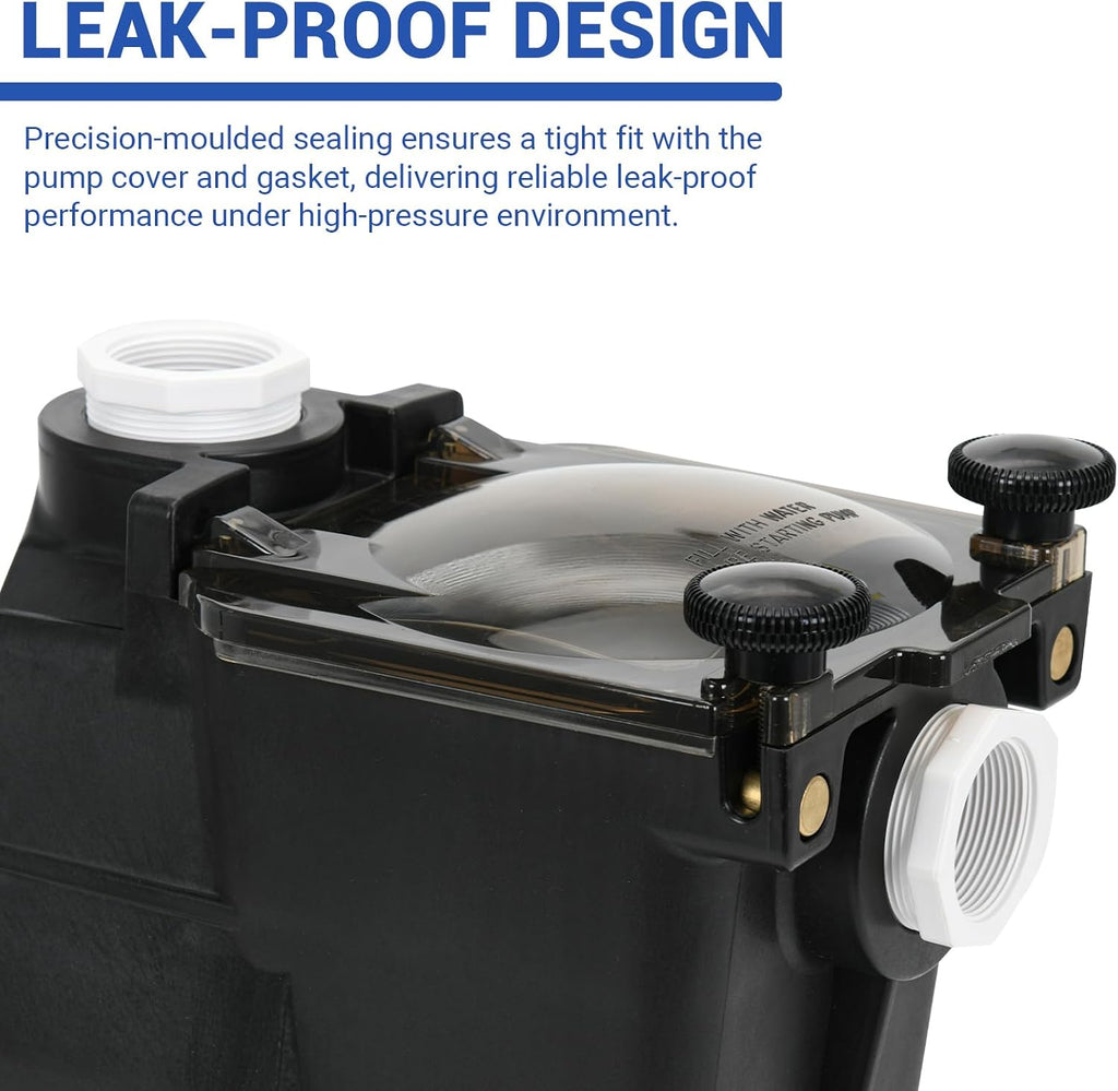 SPX1620AA Pump Strainer Housing 2-Inch by 2-Inch Compatible with Hayward Super Pump SP1600X SP2600X Series w/Seal Plate, Mounting Plate SPX1600F5 SPX2600E5, Strainer Basket and Seal Kit