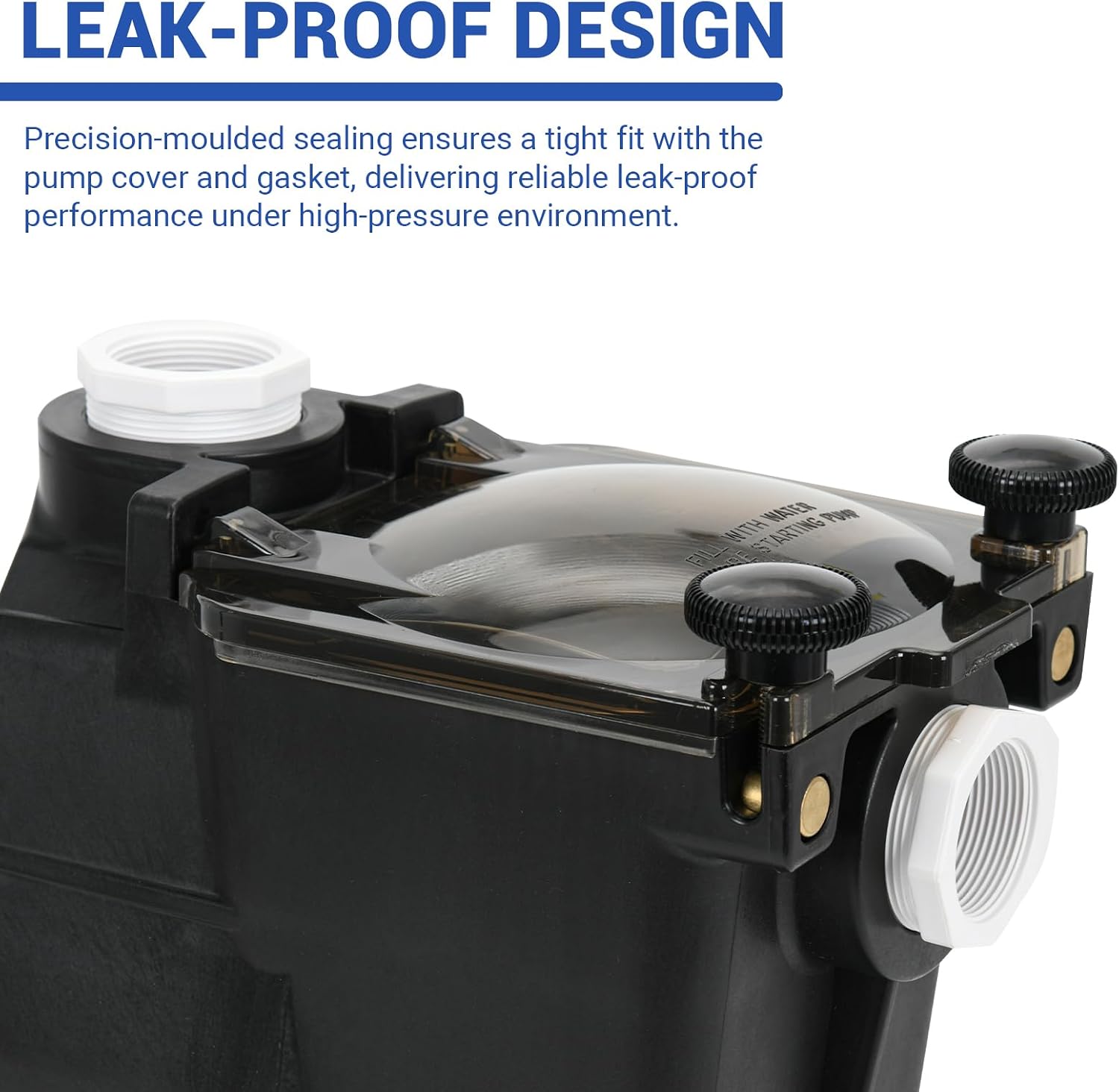 SPX1620AA Pump Strainer Housing 2-Inch by 2-Inch Compatible with Hayward Super Pump SP1600X SP2600X Series w/Seal Plate, Mounting Plate SPX1600F5 SPX2600E5, Strainer Basket and Seal Kit