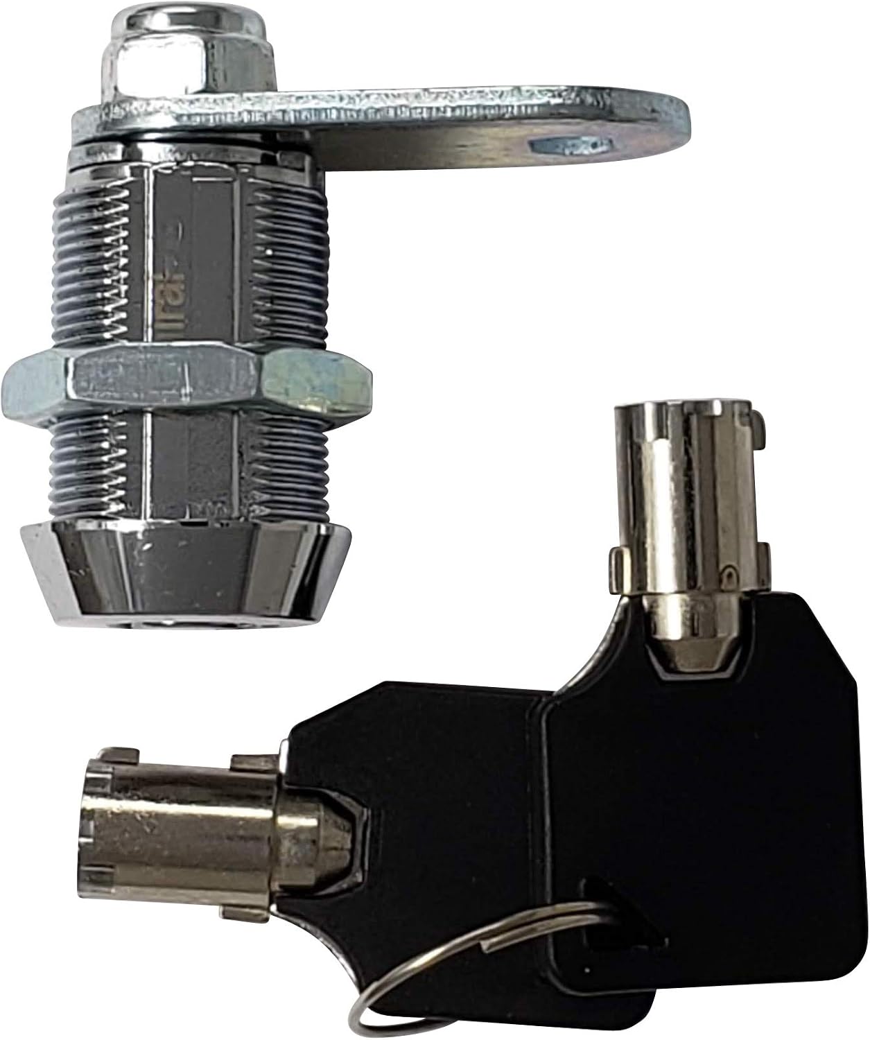 Tubular Cam Lock, Keyed Alike Removable Key (1 Inch 90°, Chrome Pack of. 25)