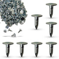 1/2 Inch - Galvanized Steel Roofing Felt Nails, Roofing Felt Pins Suit for Shed Roof Roofing Felt Slate Boards, Broad Head Pins (26800)