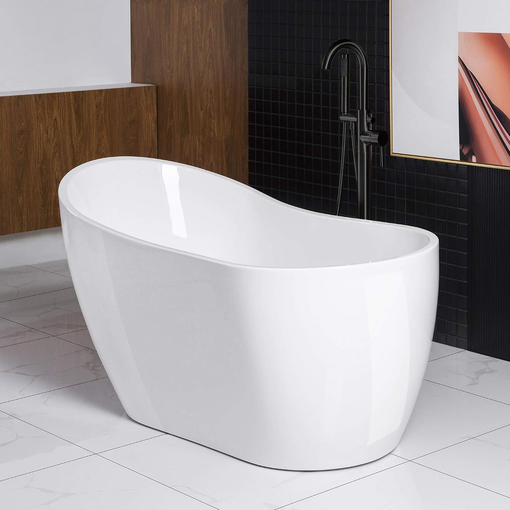 WOODBRIDGE B0006-MB-Drain &O Bathtub, Matte Black