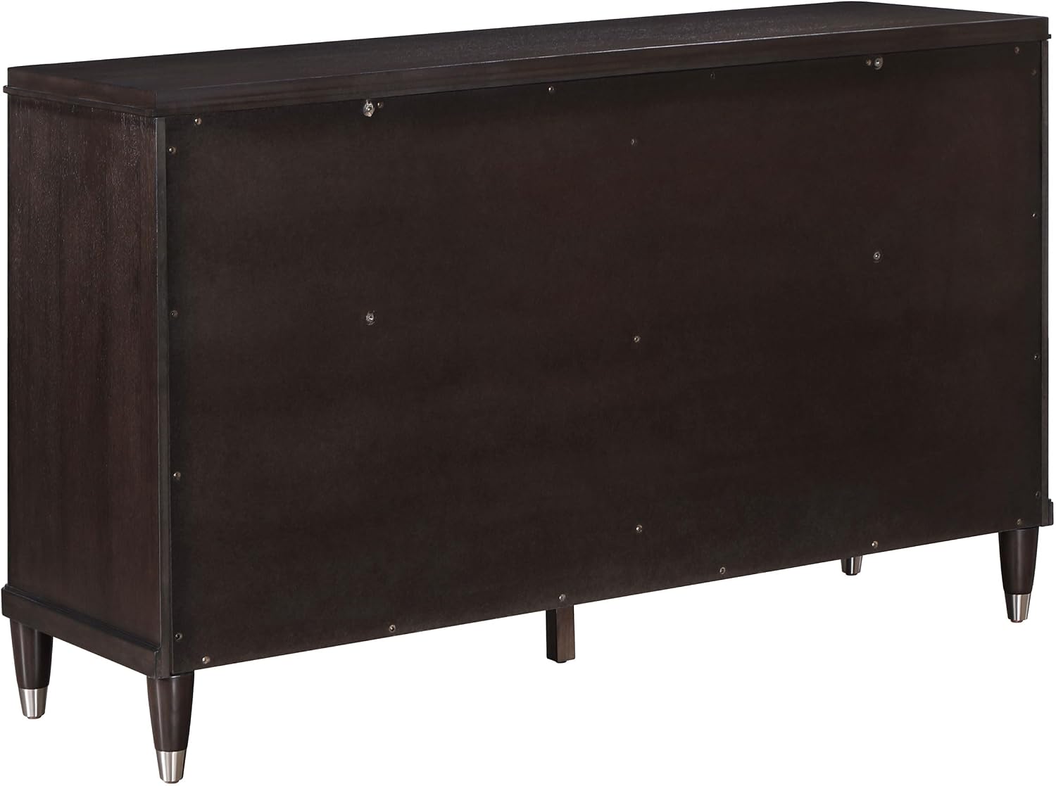 Coaster Home Furnishings Emberlyn Mid-Century Modern 4-Piece Bedroom Set Queen Size Four-Poster Bed Frame 84-inch Headboard Brown 223061Q-S4