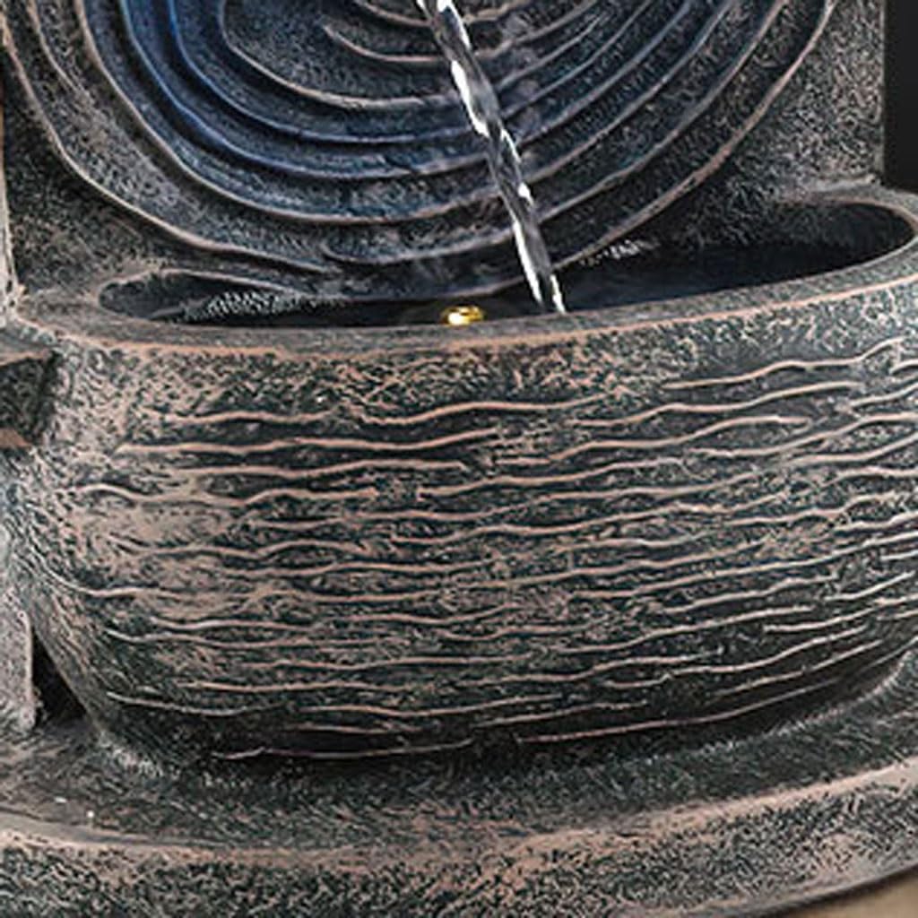 GUERNSEY Tabletop Fountain Resin Water Fountain Ornaments Circulating Water Small Office Desktop Coffee Table Decoration Ornaments Indoor Fountain