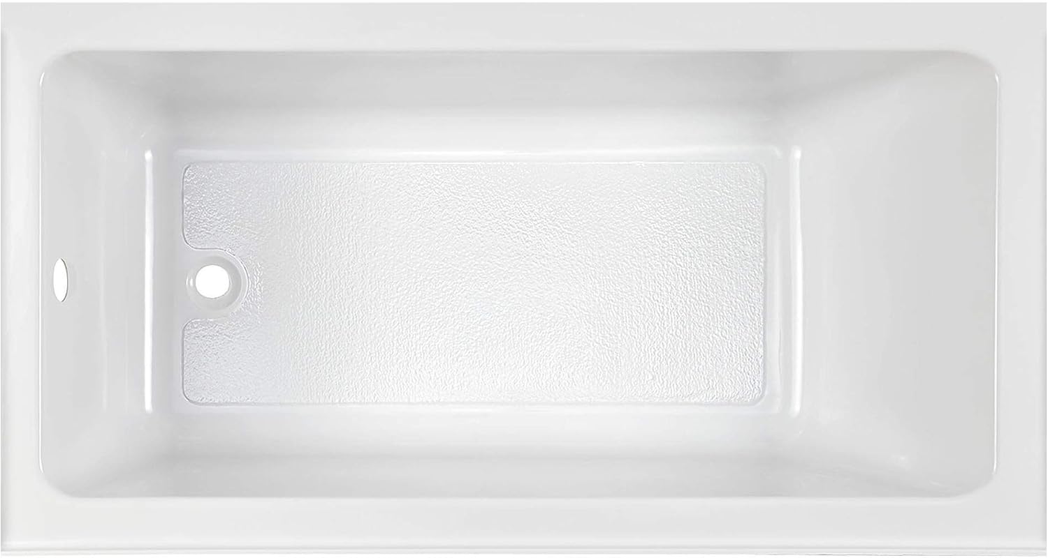 American Standard 2574202.020 Studio 60x32-inch Bathtub - Above Floor Rough-in with Built-in Apron - Left Drain White