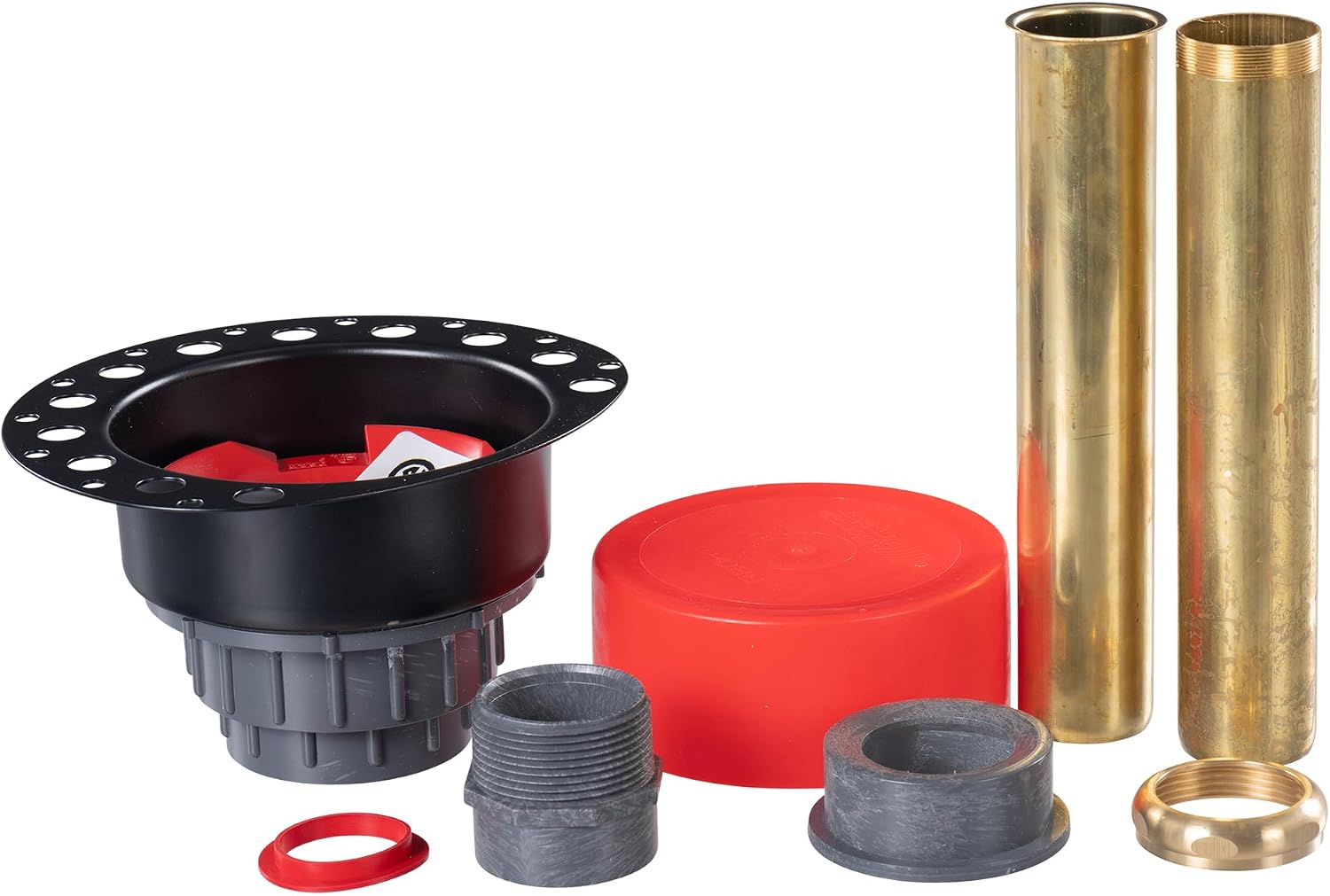 OS&B ITD25 FRZERO Fire Rated PVC Island Tub Drain Kit for Freestanding Tubs, Rough-in for Easy Installation, Compatible for Non-Combustible Buildings, Testable Bathtub Drain for 8'/10' Joist Space