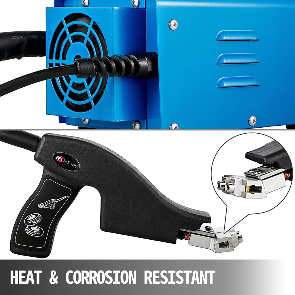 HSD-T100 Tire Groover Machine 400W Grooving Tool With 20 Tire Blades Including U/V-type for Race Car Truck Motorcycle