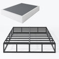 SHLAND Cal King Box Spring 9 Inch, High Profile Metal California King Size Box Springs with Fabric Cover, Easy Assembly
