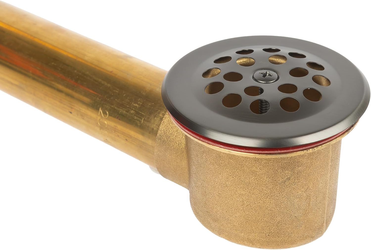 Fine Fixtures Bathtub Shower Drain - 20 Gauge Brass Tubing, Trip Lever Overflow Assembly Tub Drain Kit - Gun Black