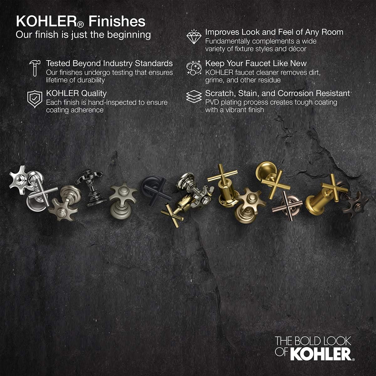 KOHLER K-7142-2MB Clearflo Retrofit Toe-Tap Conversion Kit, Repair Existing Clearflo Bath Drain, Bath Upgrade, Vibrant Brushed Moderne Brass