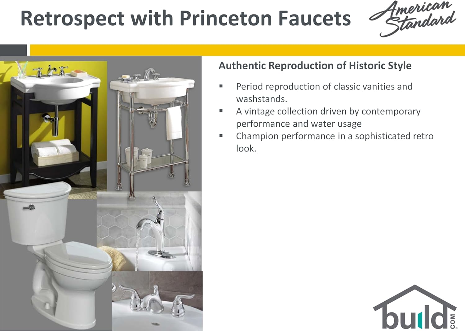 American Standard 2392202ICH.020 Princeton 60 in. x 30 in. Americast Above-Floor Rough-In Bathtub with Left Drain and Built-In Overflow, White