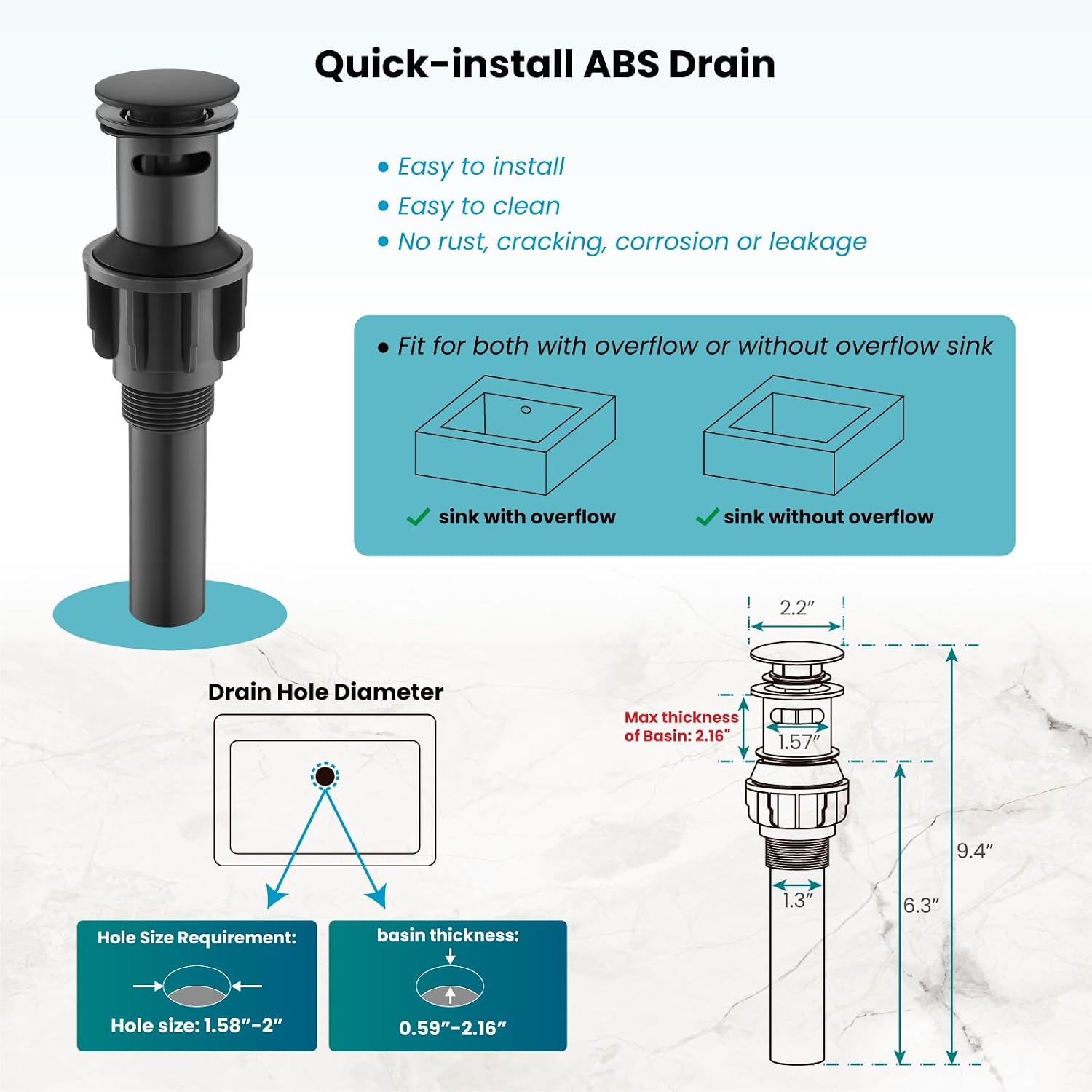 gotonovo Rainfall Bathroom Shower System Wall Mounted Pressure Balancing Valve 12 Inch with gotonovo 4 Inch Centerset Waterfall Bathroom Sink Faucet Deck Mount 2 Handle with Pop Up Drain Matte Black