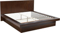 Coaster Home Furnishings Jessica Contemporary 6-Piece Bedroom Set Eastern King Size LED Panel Bed Frame 43-inch Headboard Cappuccino 200711KE-S6P