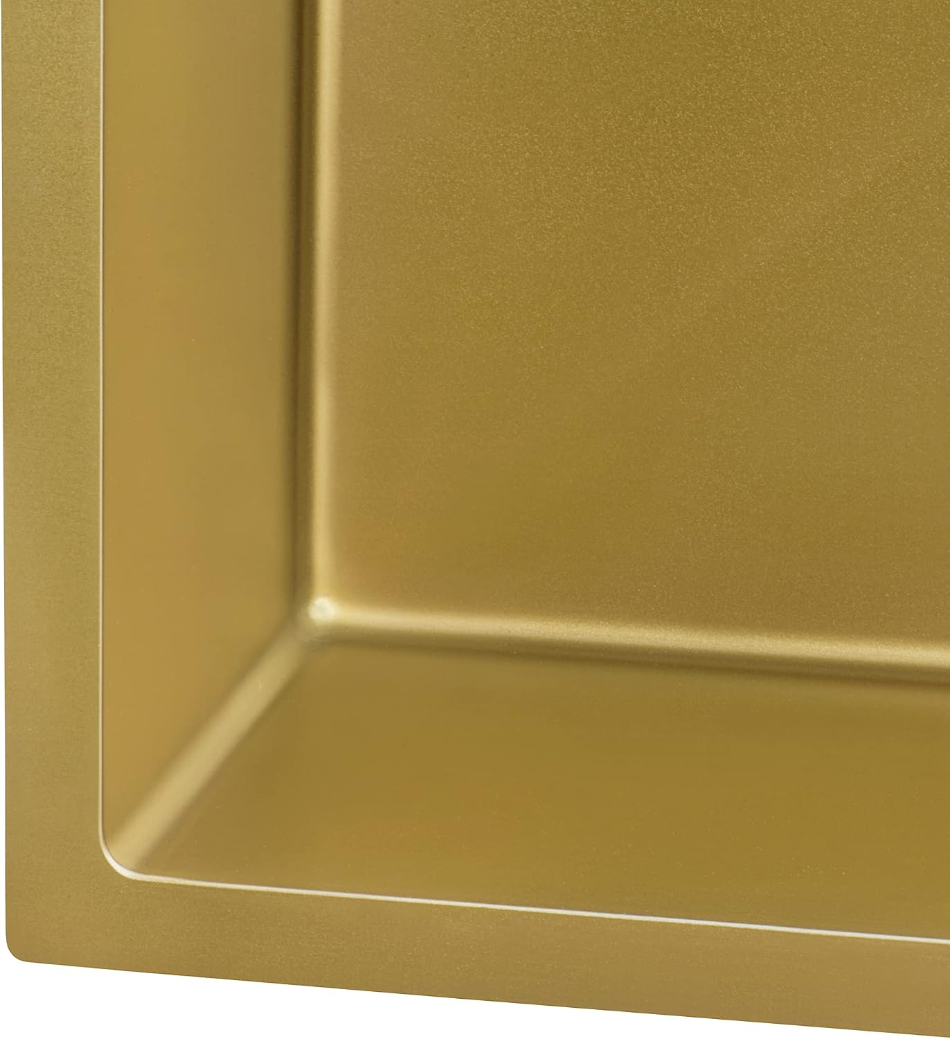 Ruvati 33-inch Undermount Satin Brass Matte Gold Stainless Steel Kitchen Sink 16 Gauge Single Bowl - RVH6433GG