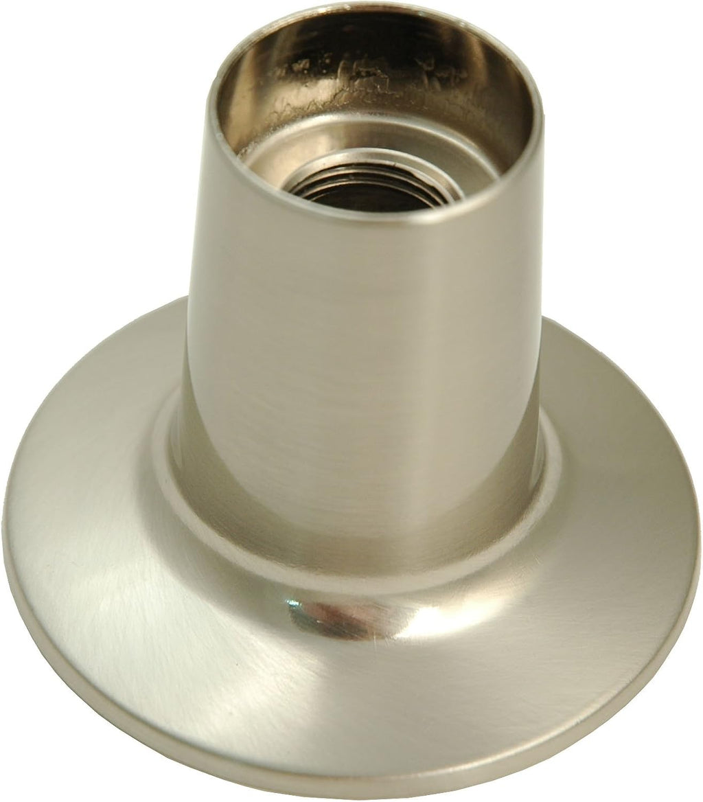 Trim Kit for 2-handle Shower Valve Porcelain Lever Handle, Fit Price Pfister Compression Stem Showers -By PlumbUSA Satin Nickel Finish