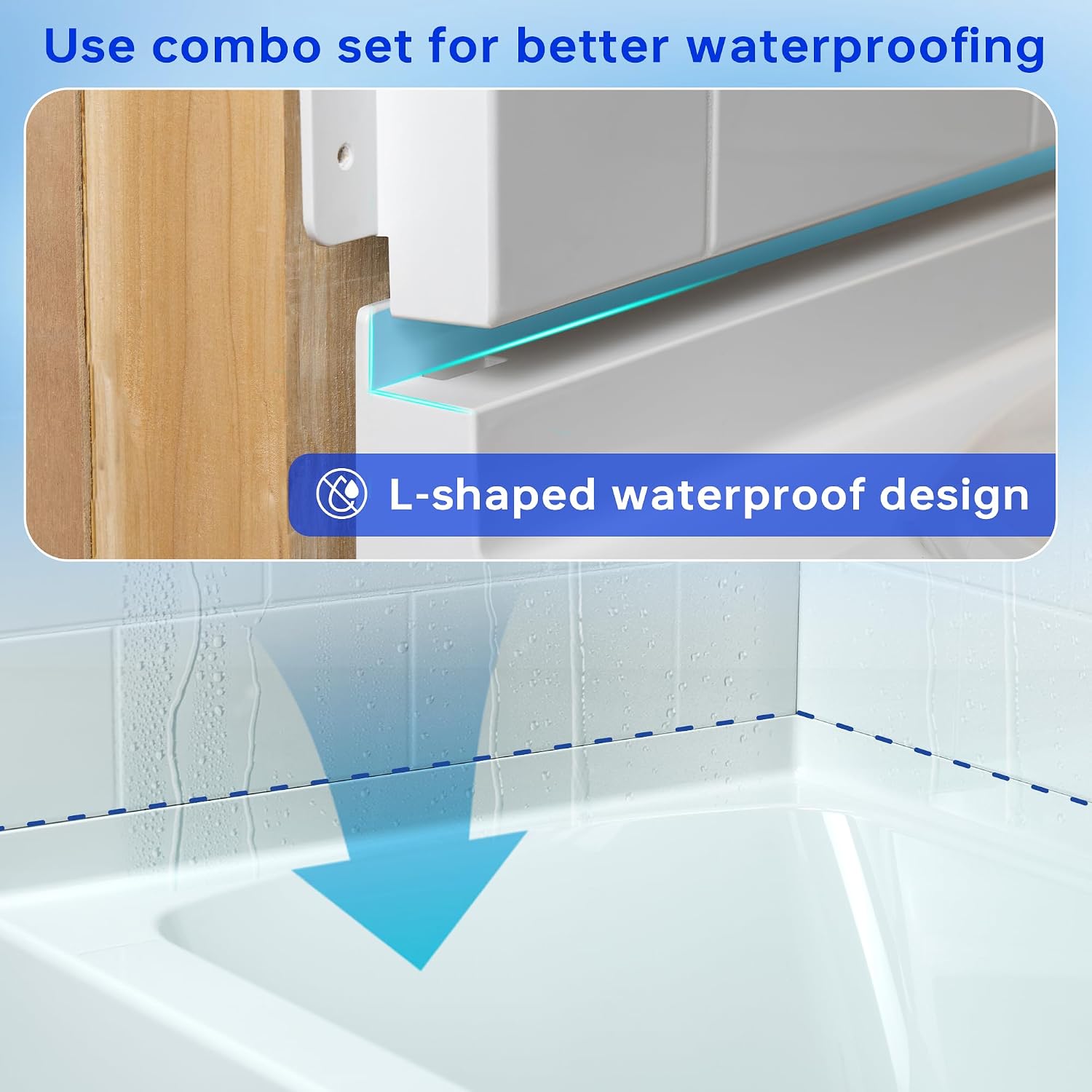 WOODBRIDGE 60' x 32' Alcove Soaking Bathtub in white with Left-Hand Drain Hole – Tub Only (No Wall Panels)