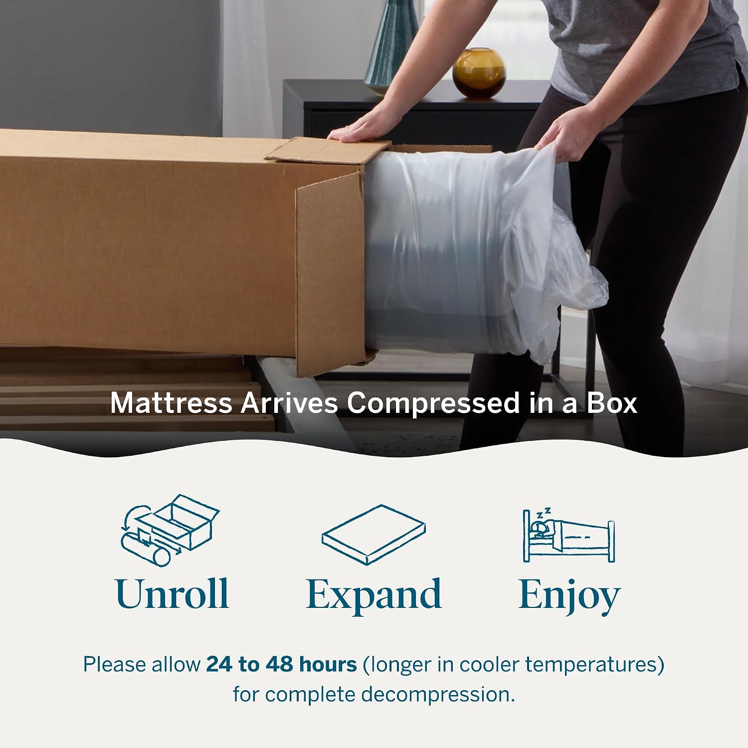 Lucid 10 Inch Memory Foam Mattress - Medium Feel - Infused with Refreshing Bamboo Charcoal and Cooling Gel - Bed in a Box - Temperature Regulating - Pressure Relief - Breathable - Full XL Size