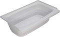 Lippert Replacement 24' x 40' White Bathtub with Right Drain, Scratch-Resistant ABS Acrylic for RVs, Travel Trailers, 5th Wheels, Motorhomes - W2440RHSPK