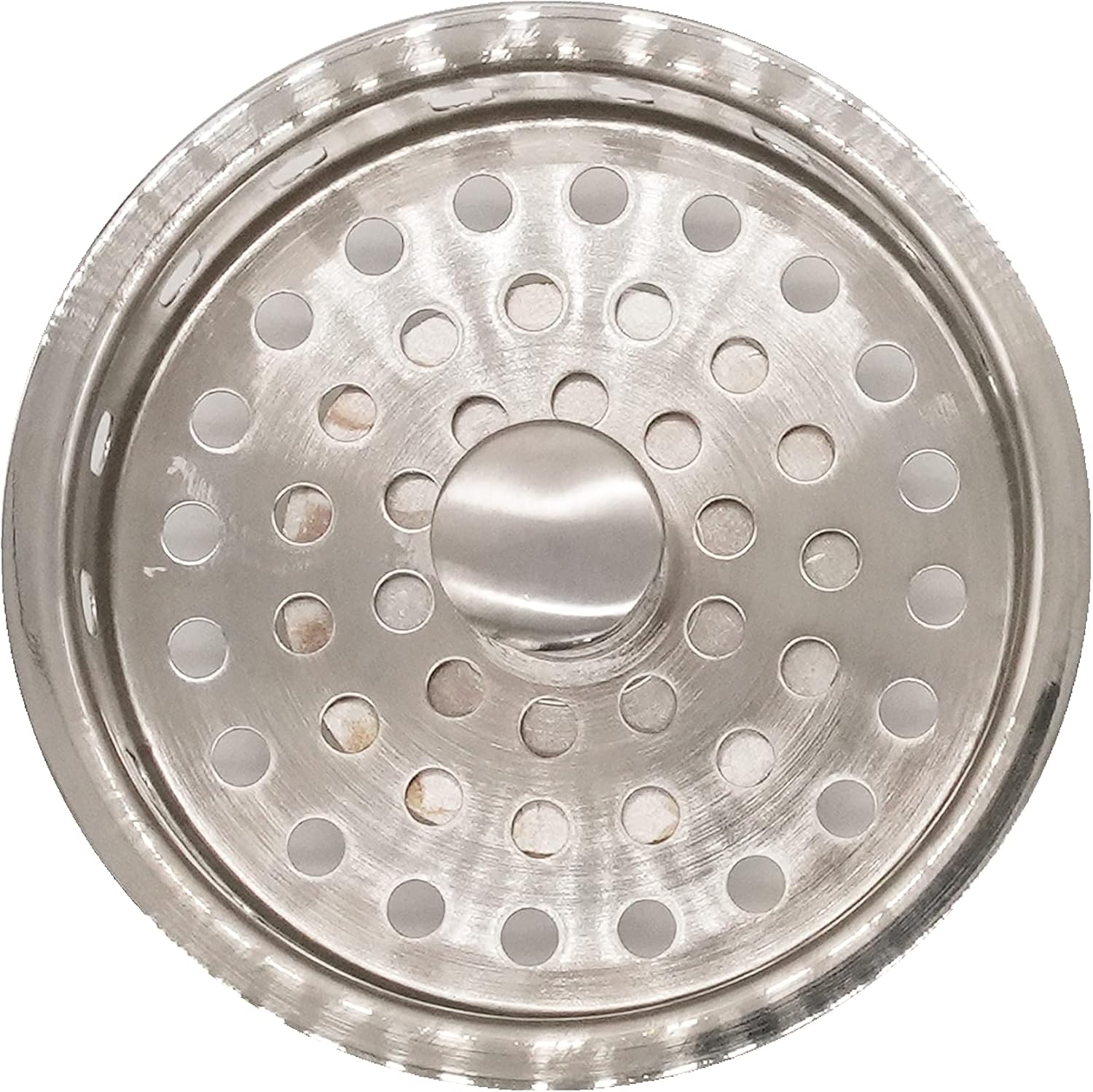 Westbrass CO2165S-20 COMBO PACK 3-1/2' Post Style Large Kitchen Sink Basket Strainer and Waste Disposal Drain Flange with Basket Strainer, Stainless Steel