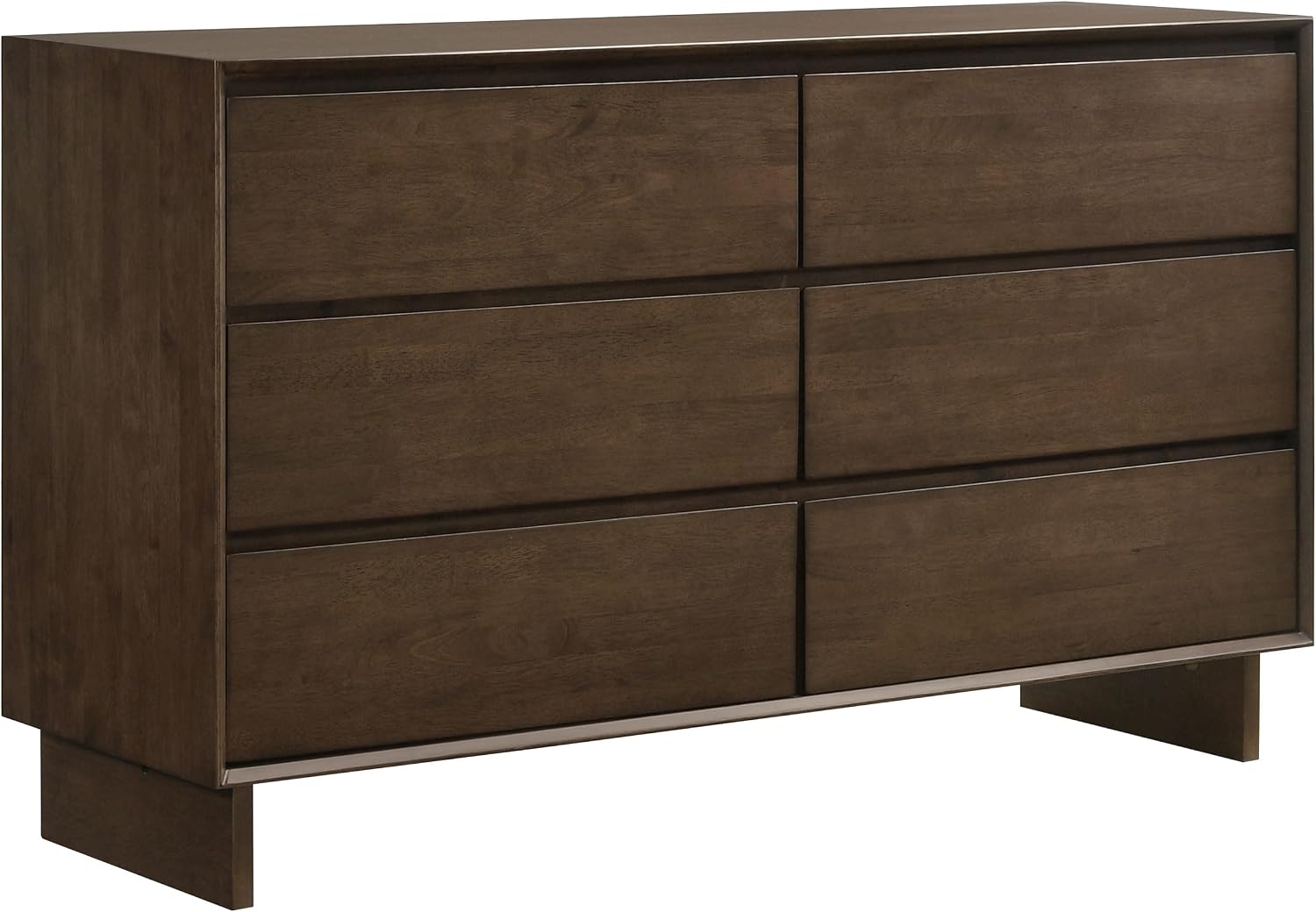 Coaster Home Furnishings Glenwood Transitional 4-Piece Bedroom Set Queen Size Panel Bed Frame 48-inch Headboard Warm Brown 225011Q-S4
