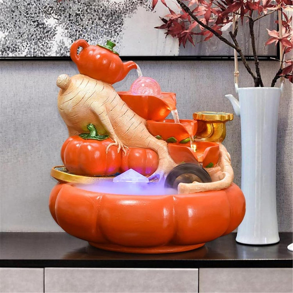 Tabletop Tabletop Fountain Indoor Waterfall Relaxation Ornament Crafts for Office Home Decor