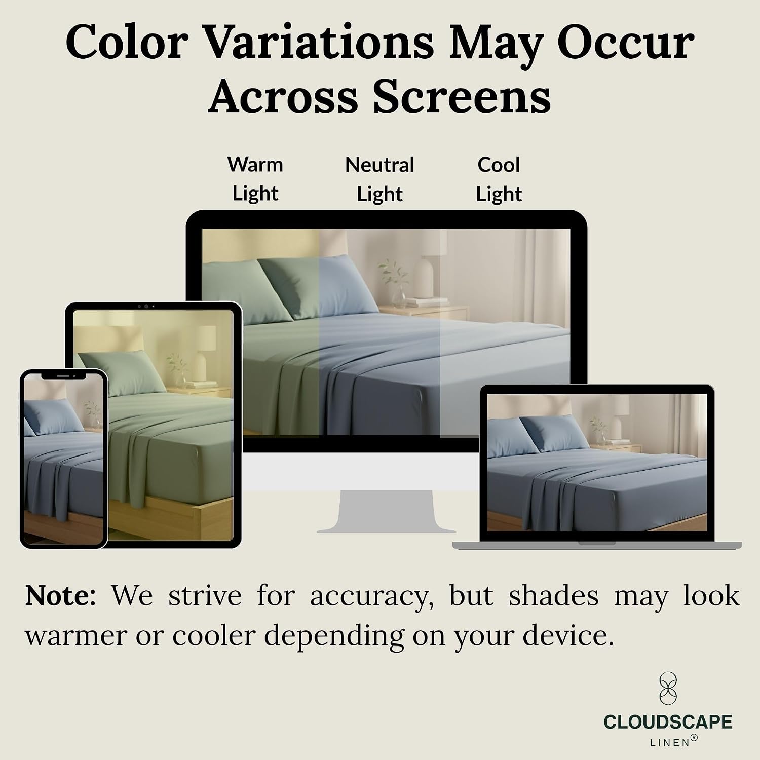 CLOUDSCAPE 100% Egyptian Cotton Sheets Twin XL Size, 3 Pcs Breathable and Naturally Cooling Bedding Set, Long-Staple Cotton for Lasting Softness, Deep Pocket Fitted up to 16', French Blue