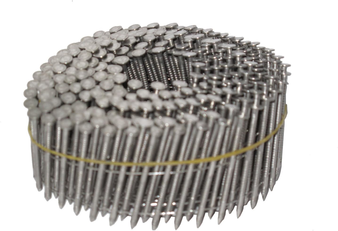Spot Nails CW4D090SSR-3.6M Fencing/Siding Nails 15-Degree Stainless Steel Ring Shank