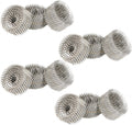 marddpair 3600 Count 2-1/2-Inch x .090-Inch 15-Degree Ring Shank Stainless Steel Siding Nails Collated Wire Coil for Wood or Fencing