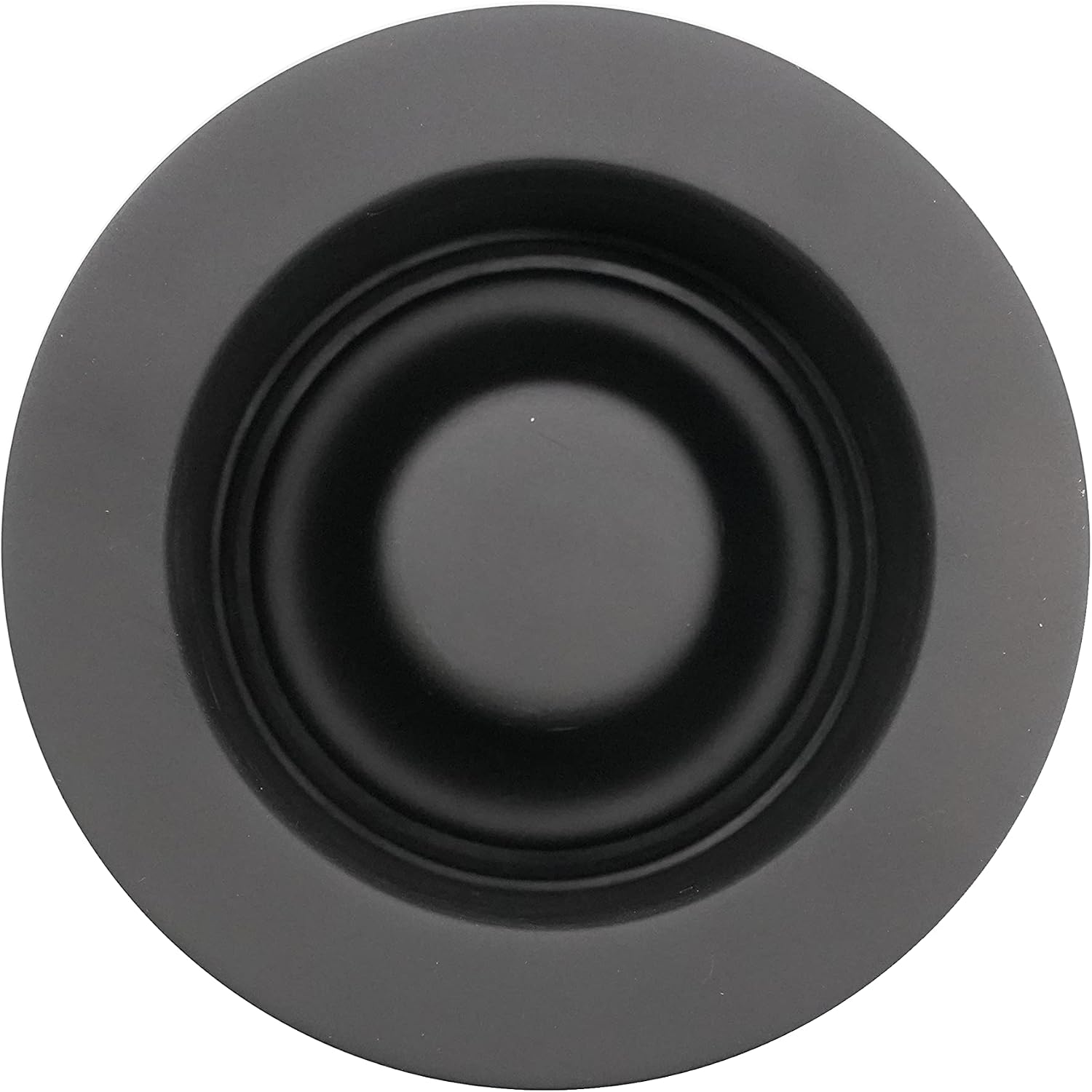 Westbrass D2105-50-62 3-1/2' EZ-Mount Brass Kitchen Sink Waste Disposal Drain Flange and Stopper, Matte Black (50-Pack)