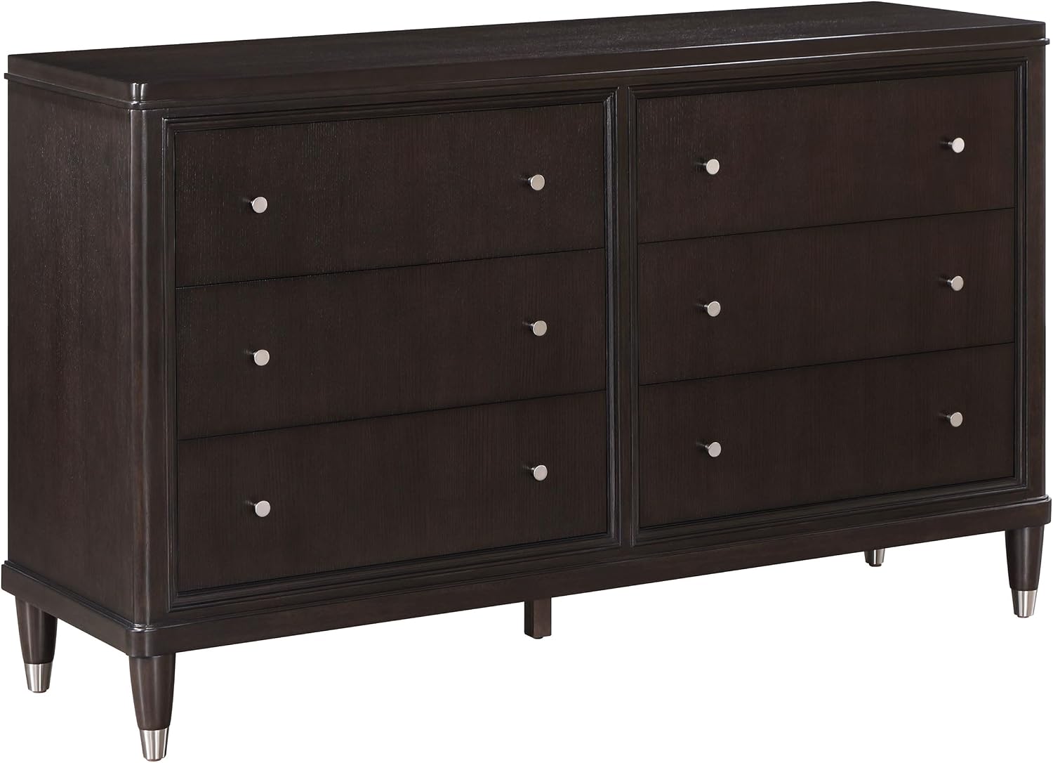Coaster Home Furnishings Emberlyn Mid-Century Modern 4-Piece Bedroom Set Queen Size Four-Poster Bed Frame 84-inch Headboard Brown 223061Q-S4