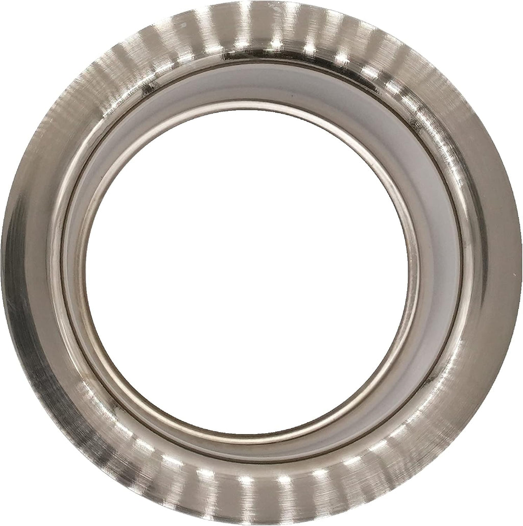 Westbrass CO2195-20 Combo Pack 3-1/2' Wing Nut Twist Style Large Kitchen Sink Basket Strainer and Extra-Deep Collar Kitchen Sink Waste Disposal Flange with Stopper, Stainless Steel