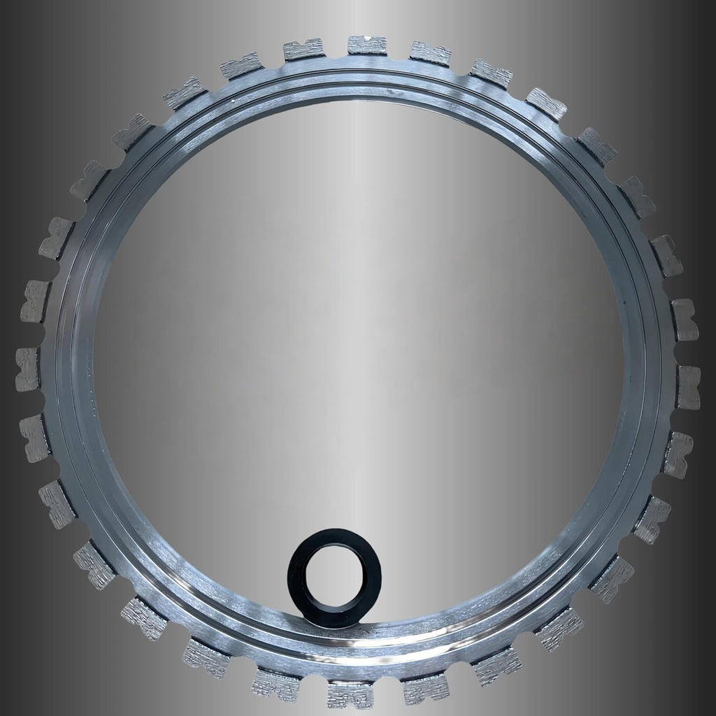 14in Ring Saw Blades,Designed for Cutting Hard Walls Such as Concrete, Masonry Brick, Steel Bars, Prefabricated Panels, Granite, et (Saw Blade Diameter 370MM)