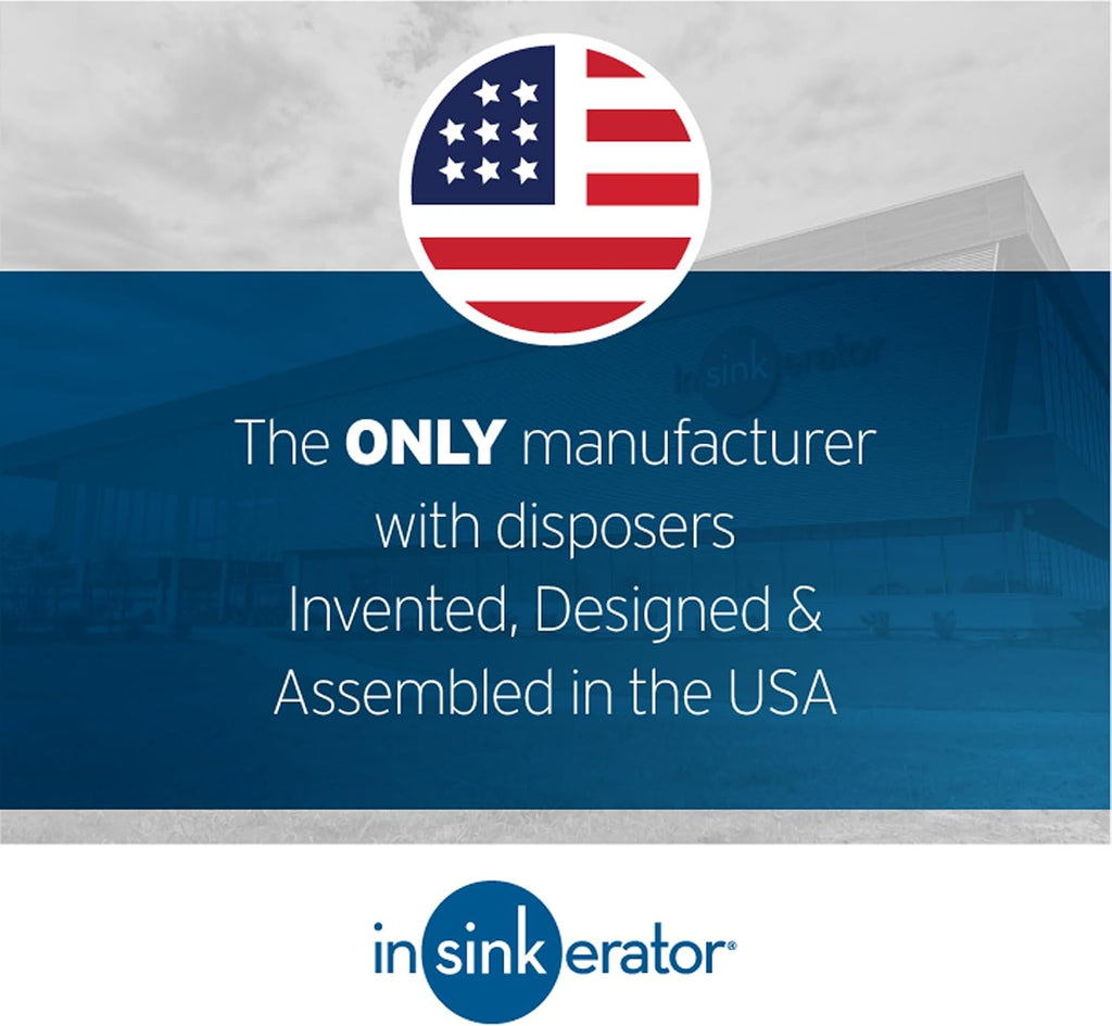 InSinkErator Badger 5 Garbage Disposal, Badger Series 1/2 HP Continuous Feed Food Waste Disposer
