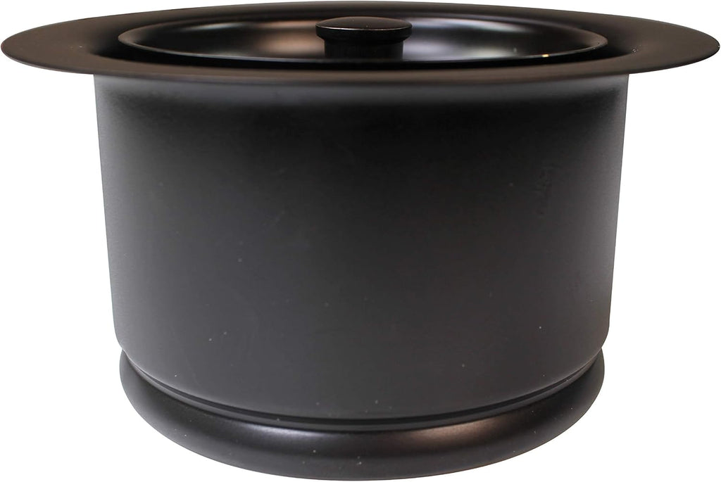 Westbrass CO2195S-12 Combo Pack 3-1/2' Wing Nut Twist Style Large Basket Extra-Deep Collar Kitchen Sink Waste Disposal Flange with Strainer Stopper, Oil Rubbed Bronze