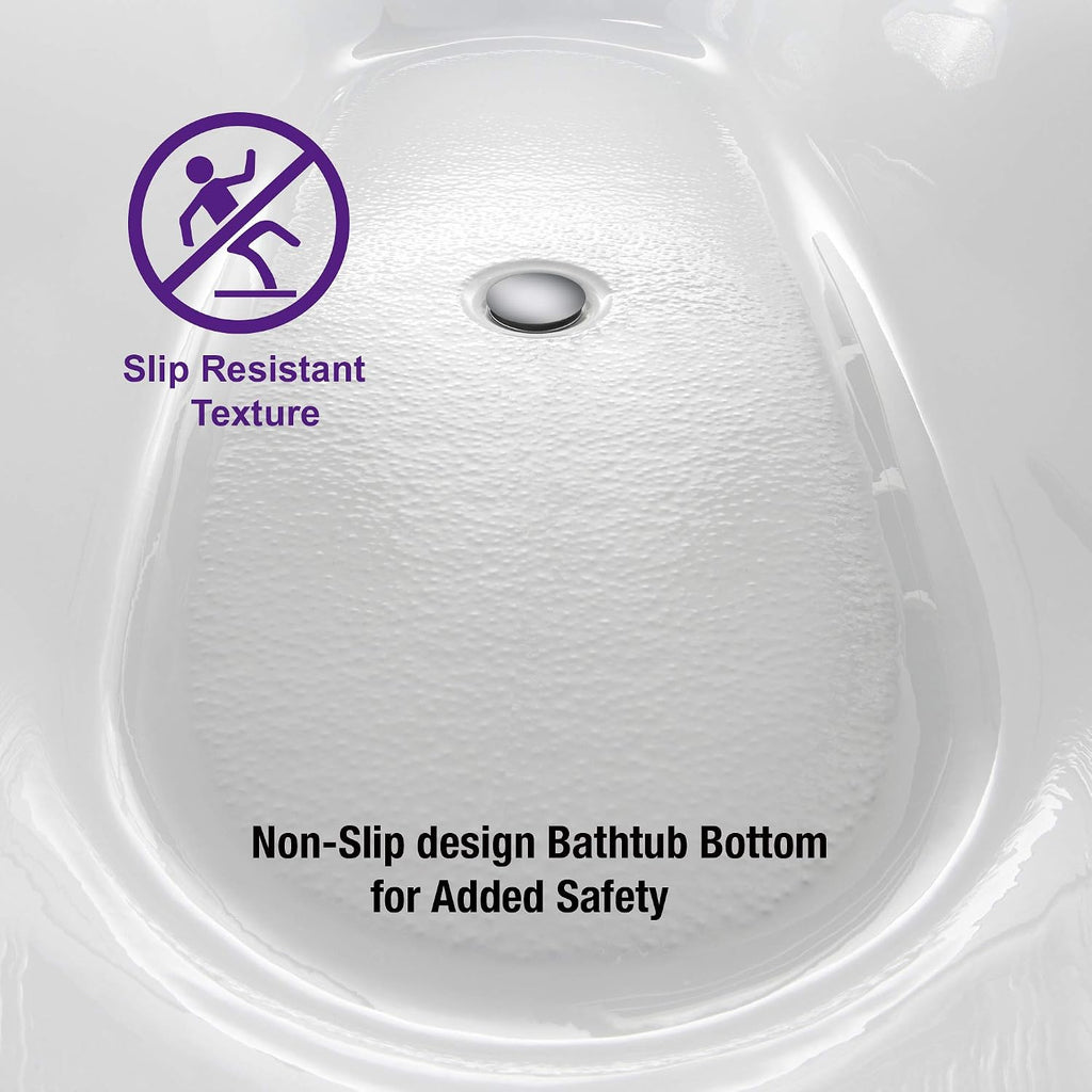 WOODBRIDGE B0003-C-Drain &O Bathtub, White