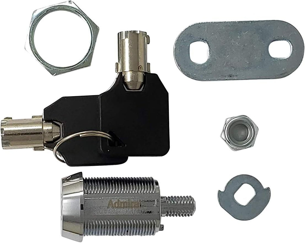 Tubular Cam Lock, Keyed Alike Removable Key (1 Inch 90°, Chrome Pack of. 25)