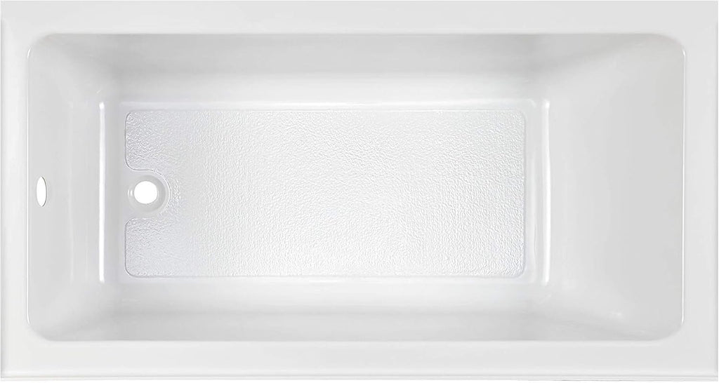 American Standard 2573202.020 Studio 60x30-Inch Bathtub - Above Floor Rough-in with Built-in Apron - Left Drain, White