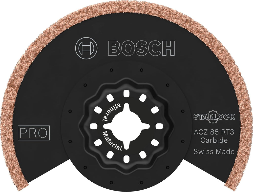 Bosch 10 x Pro Multi Material ACZ 85 RT3 Sheets for Multifunctional Tools (for Mortar, Aerated Concrete, Diameter 85 mm, Professional Accessories Multifunctional Tool)