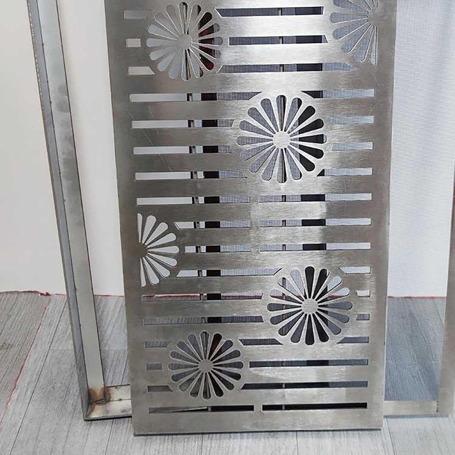 UrbanUp French Drain Kit Steel Grates for Driveway, Efficient Drainage Drain Strainers Grate, Storm Drain Strainer for Garbage Disposal, Multi-Size(50x40x3cm(19 3/4x15 3/4x1 1/8'))