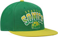 Mitchell & Ness Seattle Supersonics Sonics Gradient Snapback Hat Cap - Green