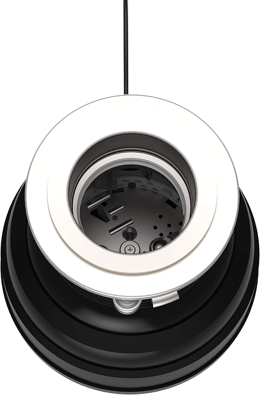 Waste Maid 10-US-WM-458-3B Garbage Disposal Anti-Jam Stainless Steel Food Waste Grinding System, 3/4 HP Deluxe, Black