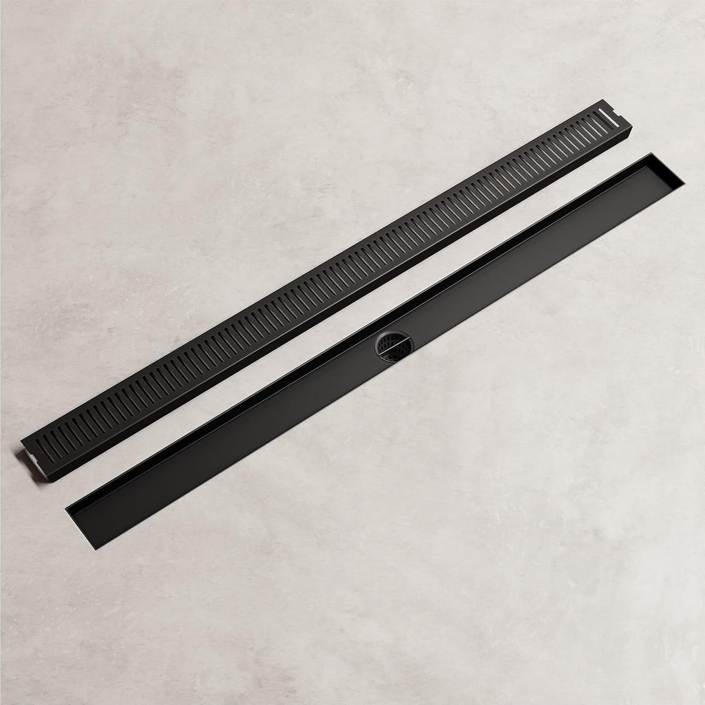 VIGO Elan 36 in. Linear Shower Drain in Matte Black - VG07003MB