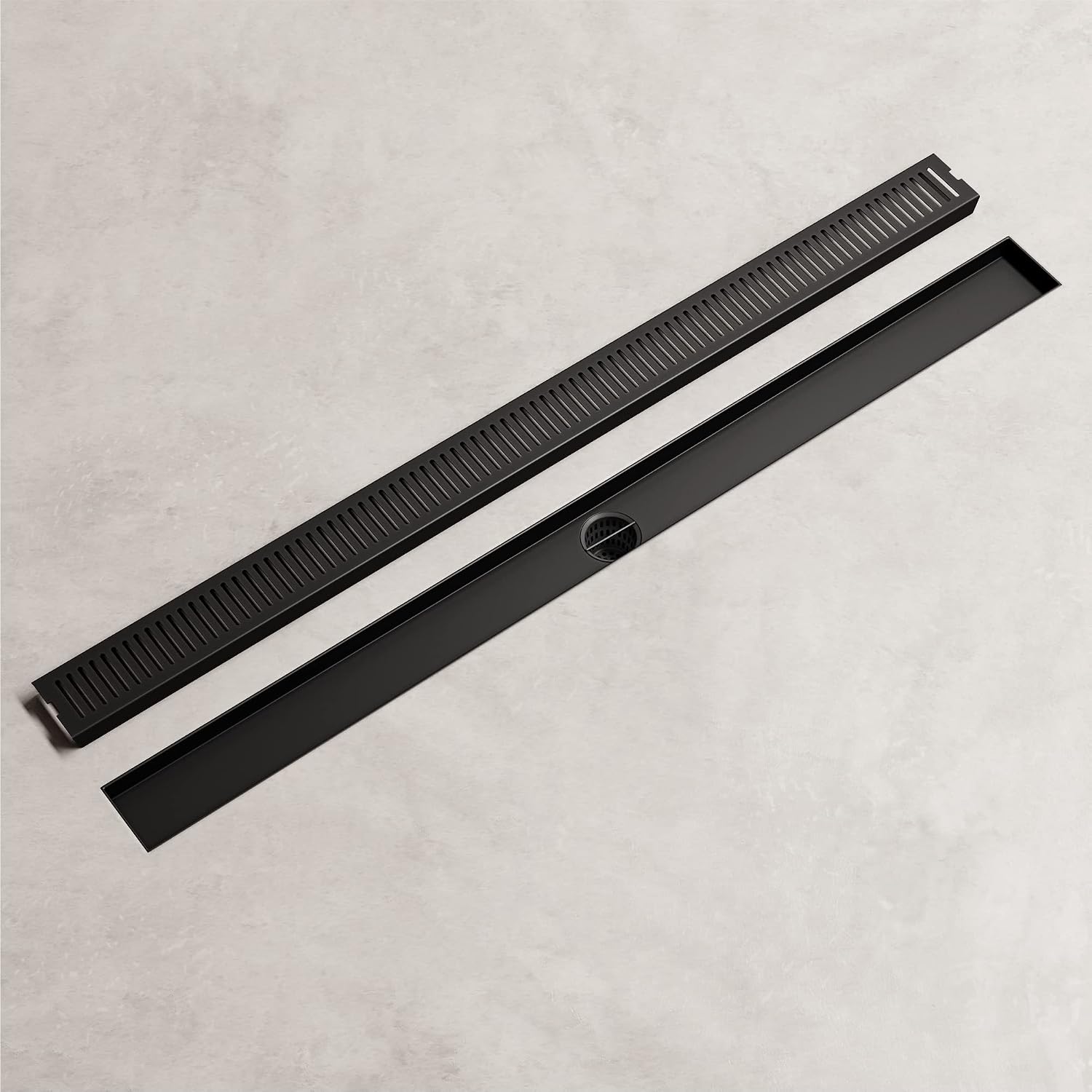 VIGO Elan 36 in. Linear Shower Drain in Matte Black - VG07003MB