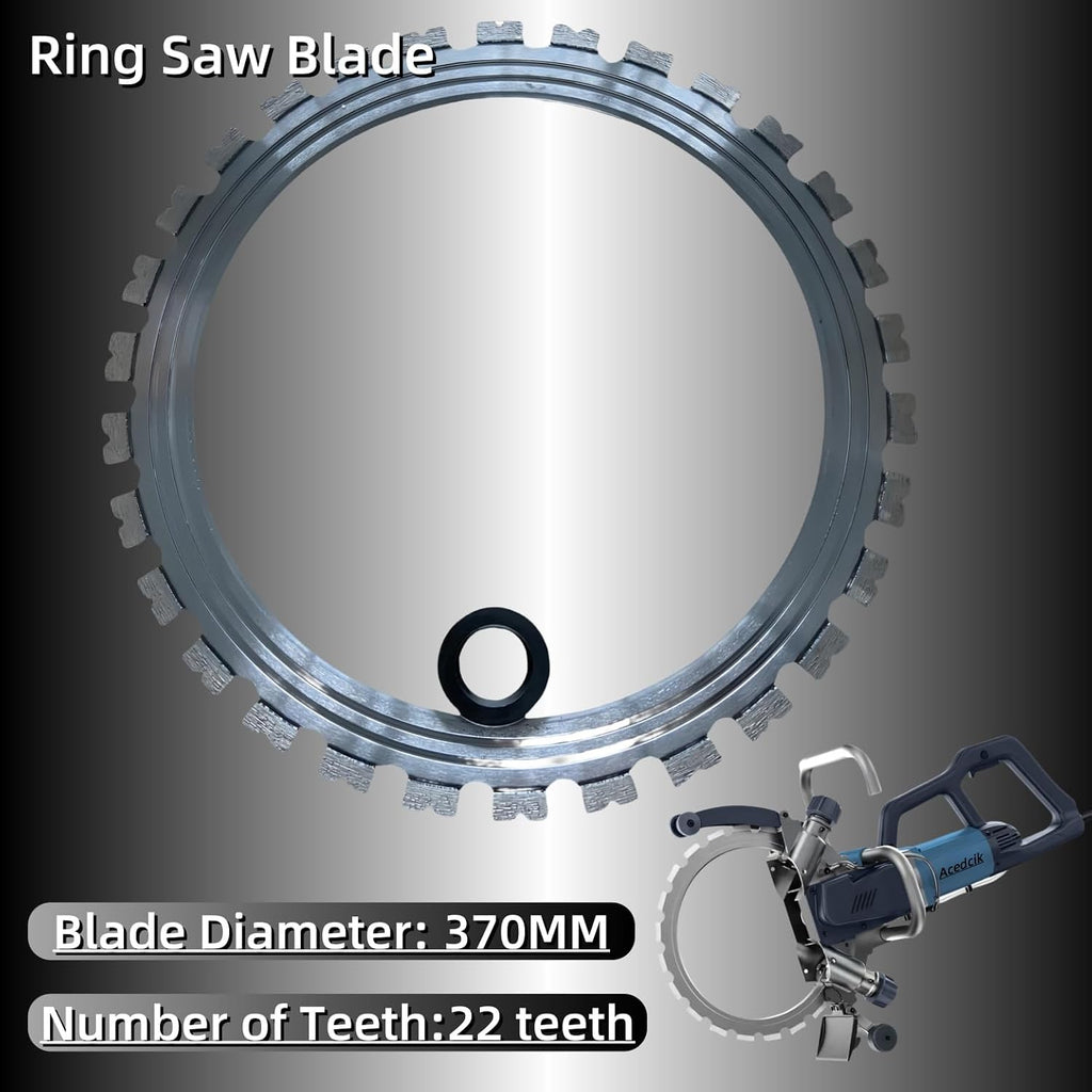 16in Ring Saw Blades,Designed for Cutting Hard Walls Such as Concrete, Masonry Brick, Steel Bars, Prefabricated Panels, Granite, et (Saw Blade Diameter 410MM)