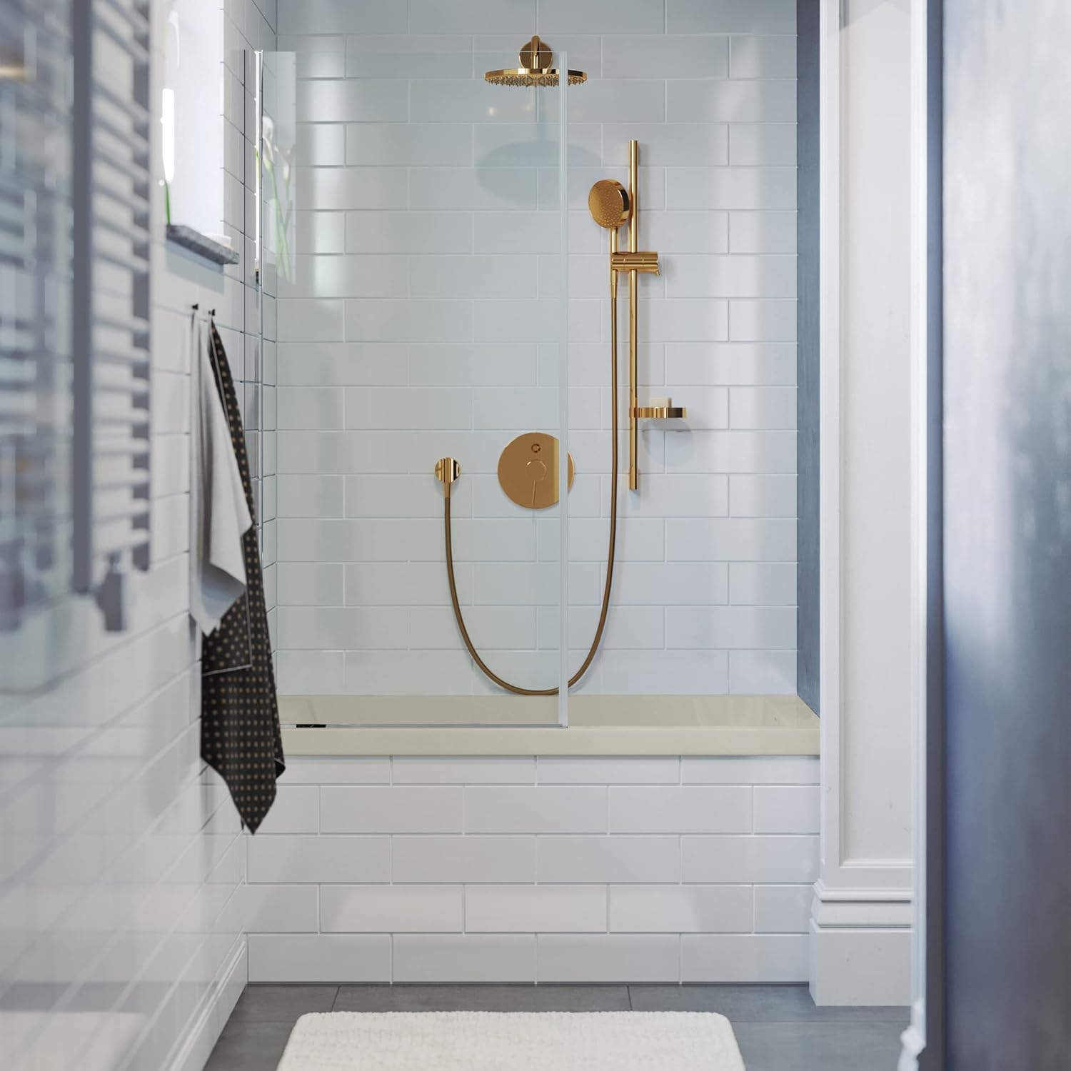 Swiss Madison Voltaire 48' x 32' Right-Hand Drain Alcove Bathtub in Bisque