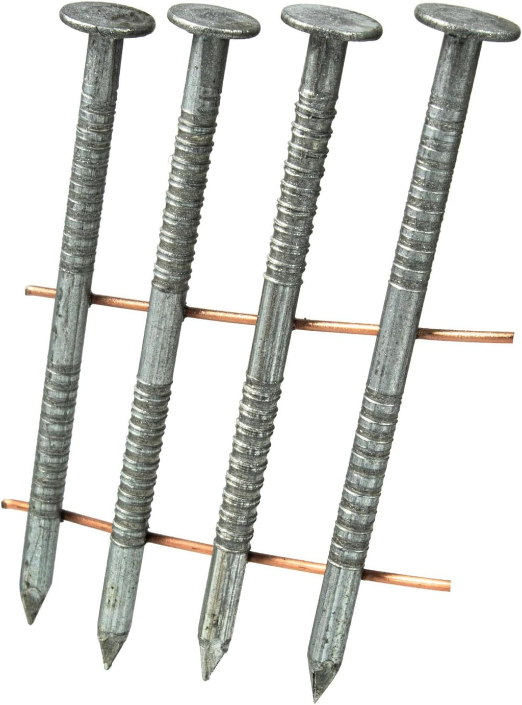 1-3/4' x .092 15° Wire Weld Collated Ring Shank Nails - Galvanized - Siding, Fencing, Roofing, Flooring Nails - Full Box ~3,000 Nails