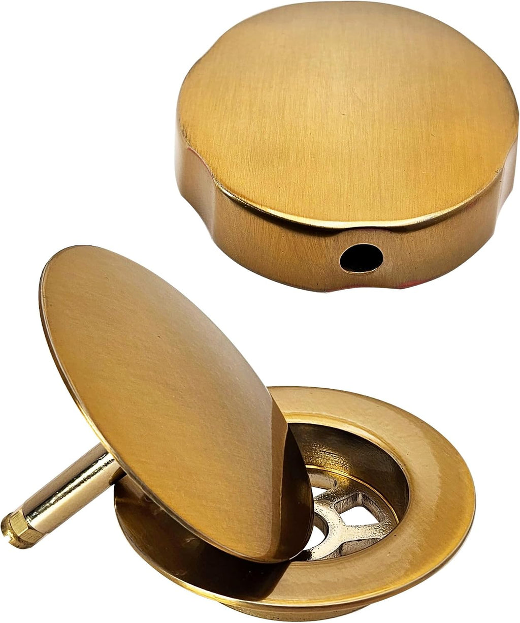Westbrass A50P35BJ-18 1-1/2' Sch. 40 PVC 35' Cable Driven Bath Waste Kit with Ball Joint Head and Brass Trim Drain Kit, Brushed Bronze