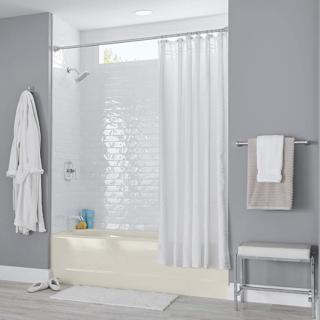 American Standard 2390202.222 Princeton 60 in. x 30 in. Americast Apron-Front Bathtub with Left Hand Drain, Linen