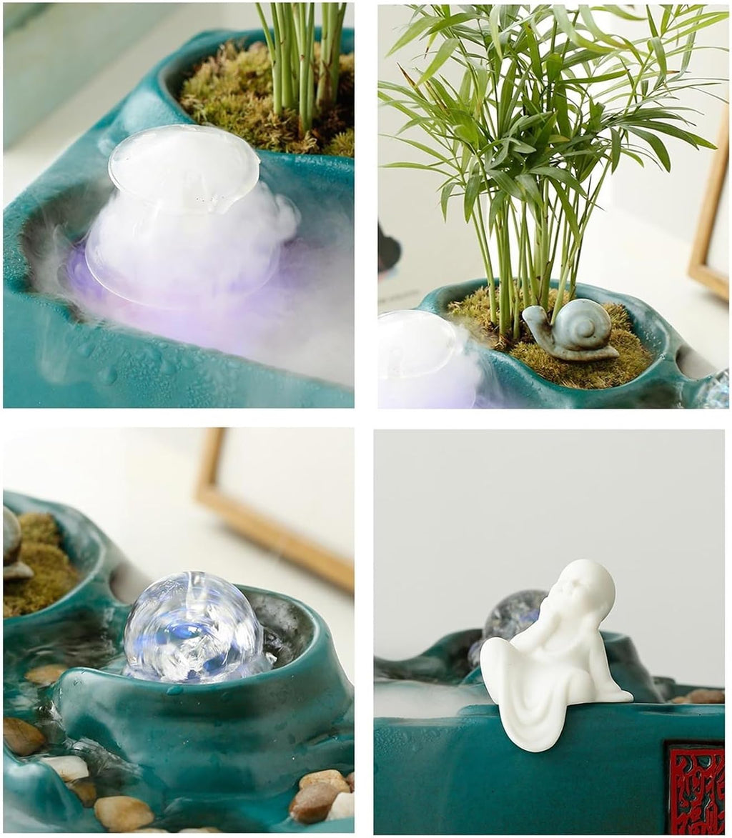 Tabletop Tabletop Fountain Relaxation Water Feature Chinese Circulating Ornaments Decor