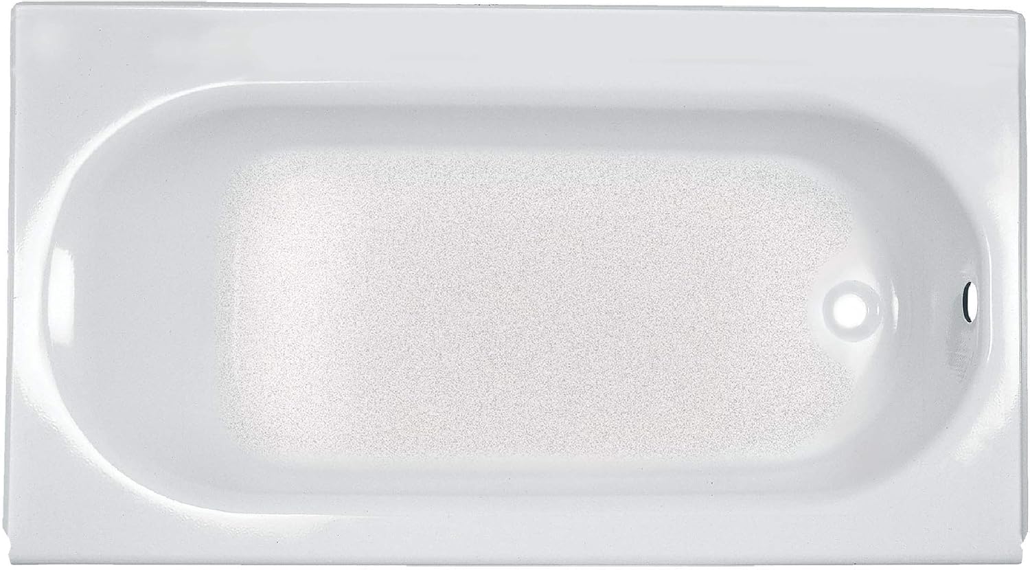 American Standard 2395202.020 Princeton Americast 60 x 34-Inch Integral Apron Bathtub Right-Hand Outlet with Luxury Ledge, White