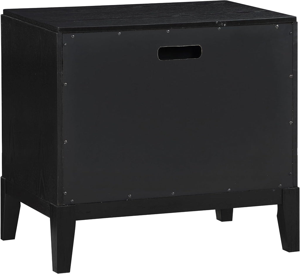 Coaster Home Furnishings Brookmead Transitional 4-Piece Bedroom Set Queen Size Panel Bed Frame 60-inch Headboard Black 224711Q-S4